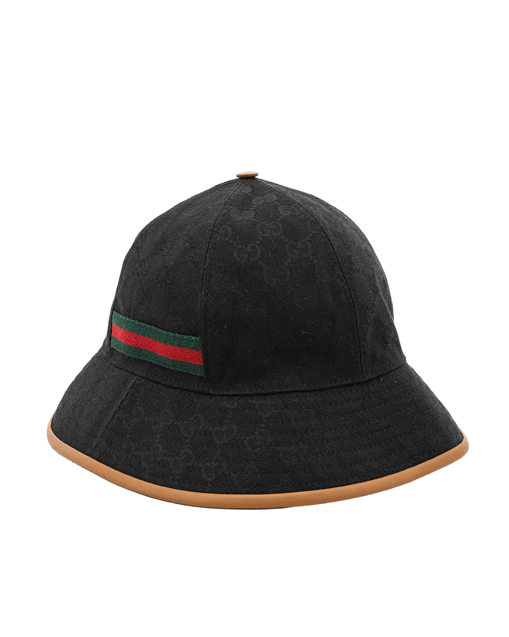 14 GUCCI BUCKET HAT M BLACK GG MONOGRAM 0655
