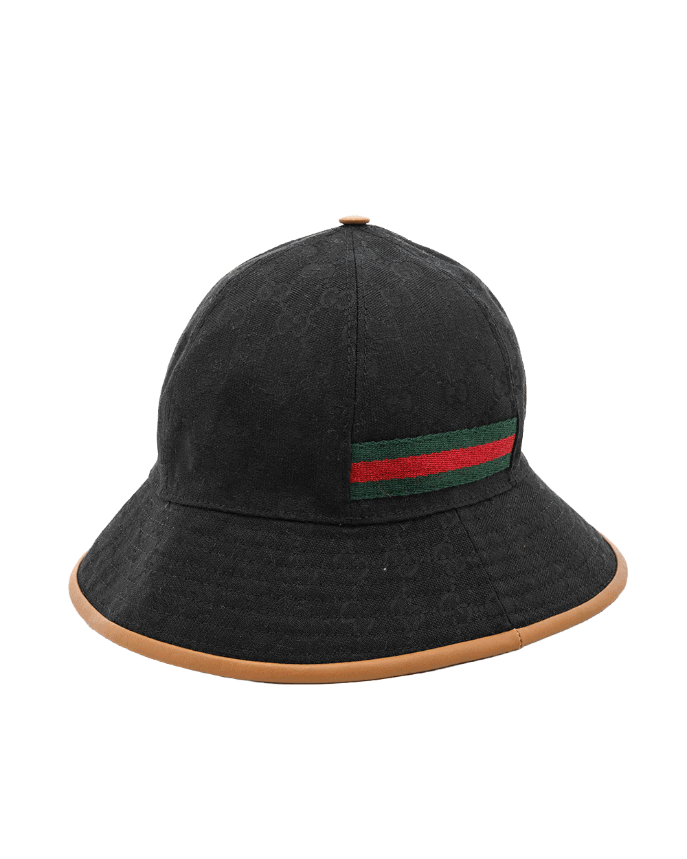 14 GUCCI BUCKET HAT M BLACK GG MONOGRAM 0656
