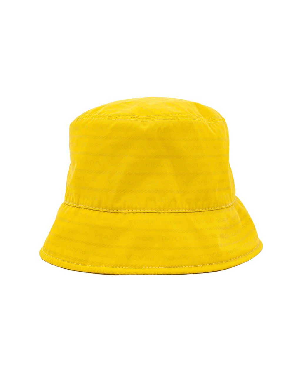 15 PRADA BUCKET HAT L YELLOW NYLON SHW 0665