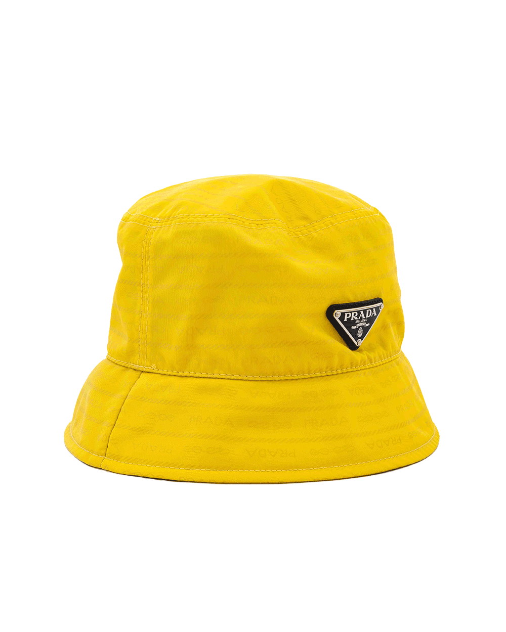 15 PRADA BUCKET HAT L YELLOW NYLON SHW 0668