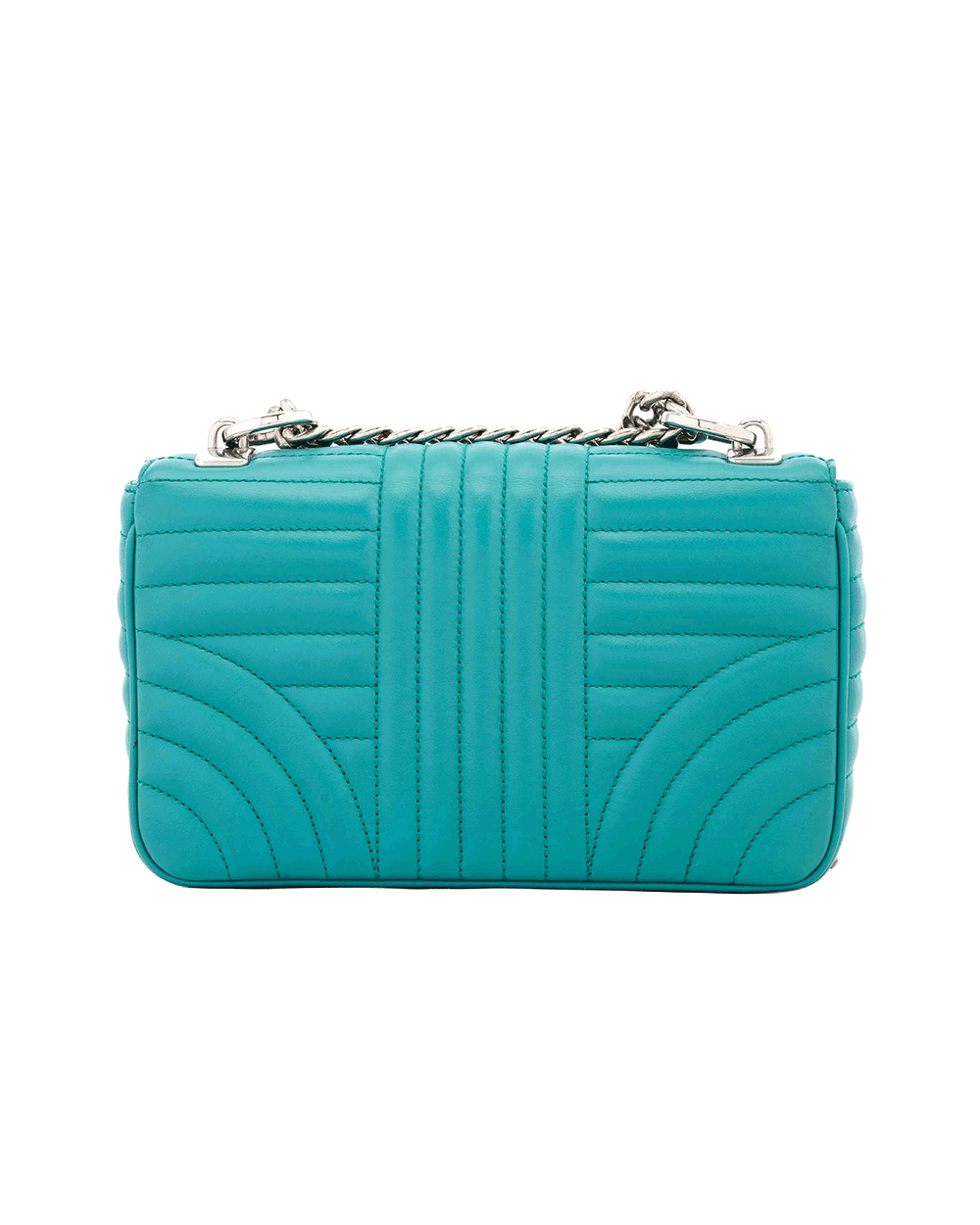 17 PRADA DIAGRAMME SHOLDER BAG BLUE CALF SHW 0451