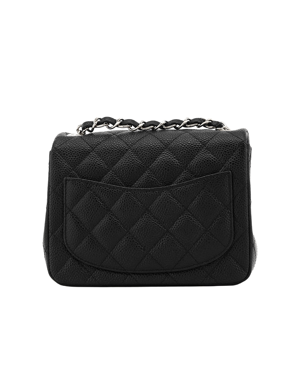 24 CHANEL MINI SQUARE 7 BLACK CAVIAR SHW 20006334 0504