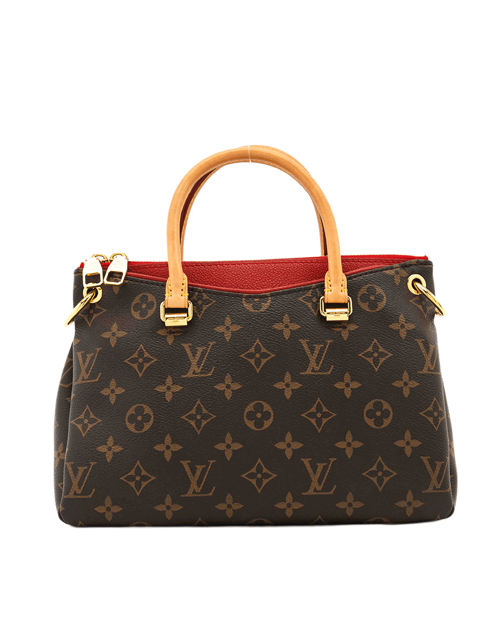 26 LV PALLAS BB BROWN RED MONOGRAM CANVAS GHW SP4135 0830