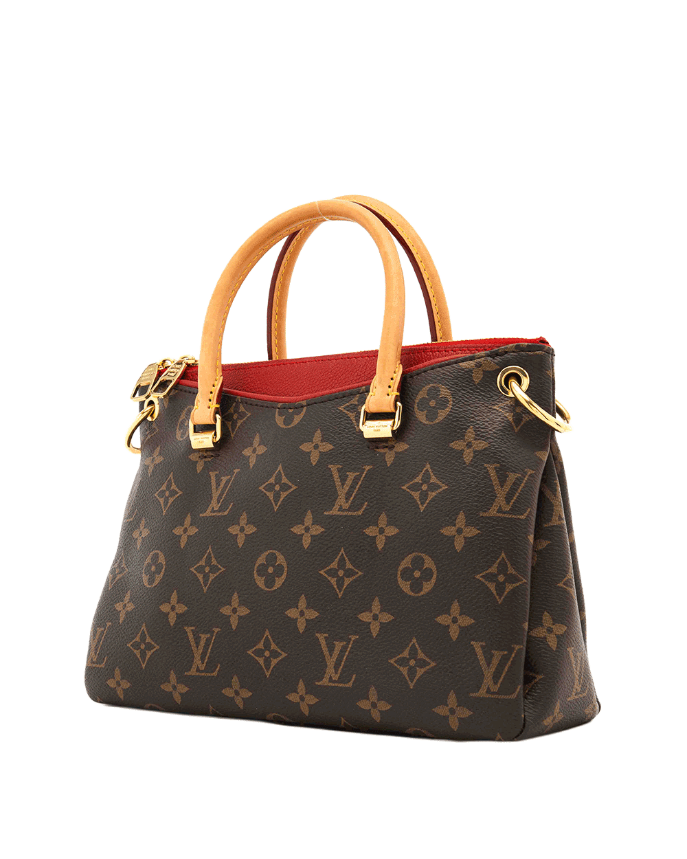 26 LV PALLAS BB BROWN RED MONOGRAM CANVAS GHW SP4135 0831
