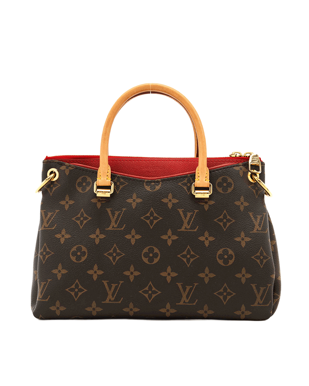 26 LV PALLAS BB BROWN RED MONOGRAM CANVAS GHW SP4135 0833