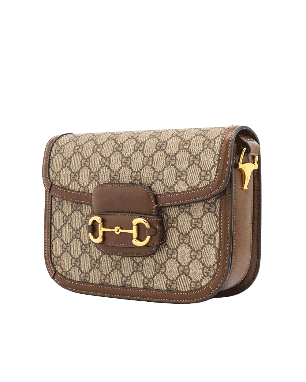 29 GUCCI HORSEBIT MEDIUM BROWN GG SUPREME MONOGRAM GHW 602204 493075 1032