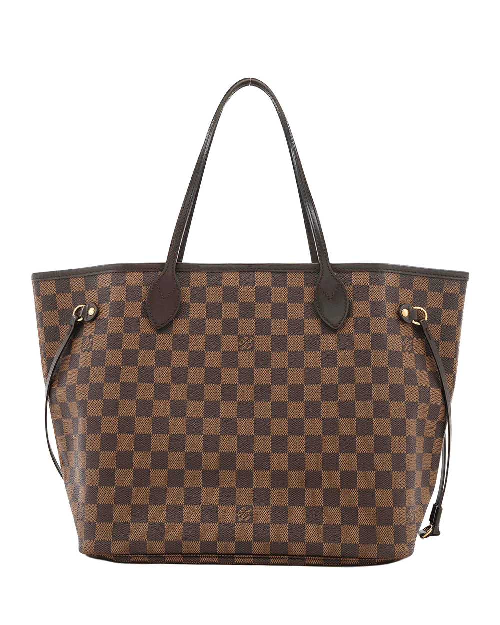35 LV NEVERFULL MM BROWN DAMIER CANVAS GHW SA0192 0572