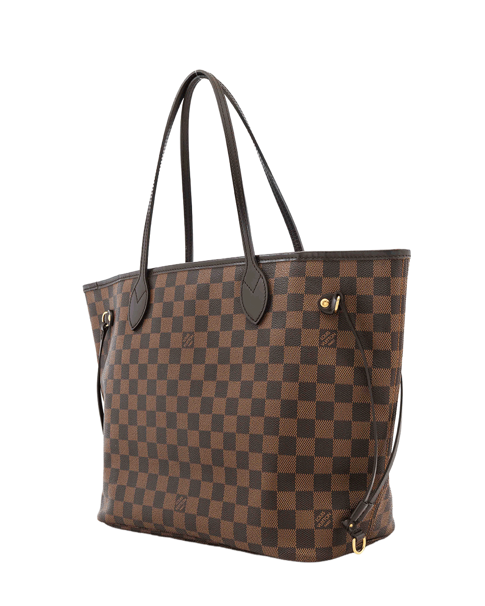 35 LV NEVERFULL MM BROWN DAMIER CANVAS GHW SA0192 0574