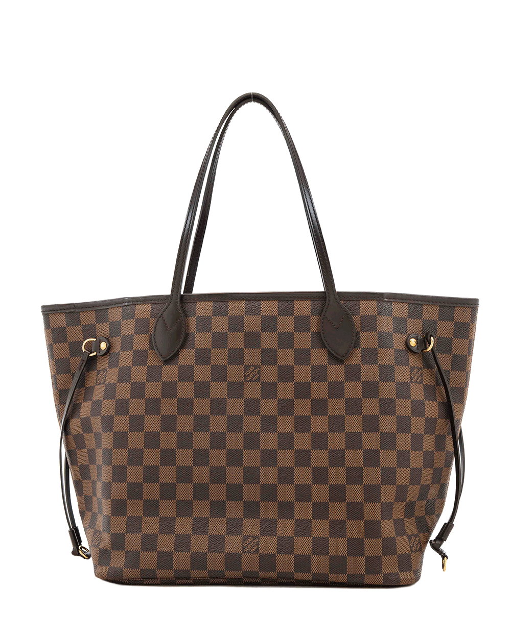 35 LV NEVERFULL MM BROWN DAMIER CANVAS GHW SA0192 0575