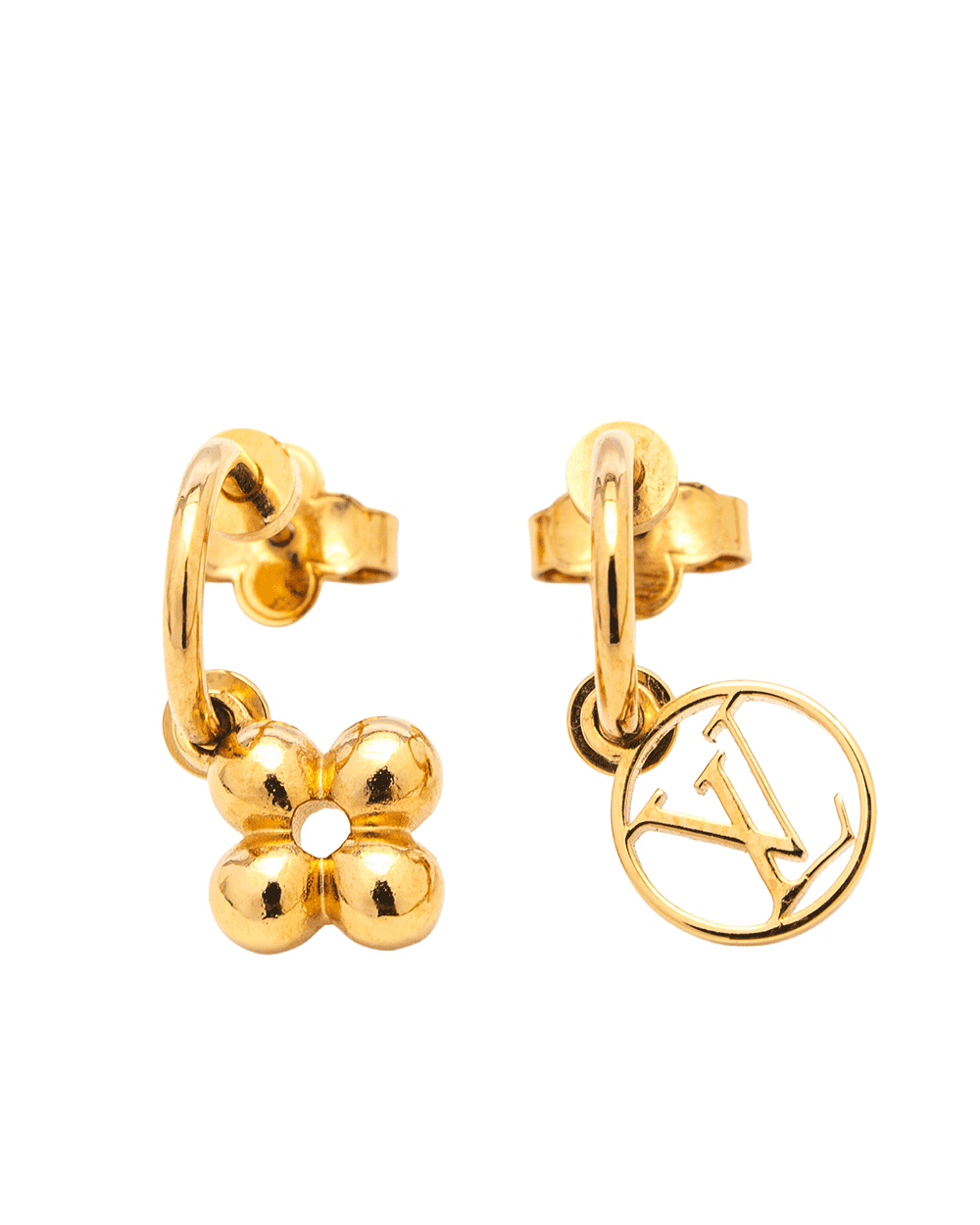 40 LV BLOOMING EARRING GHW 0291