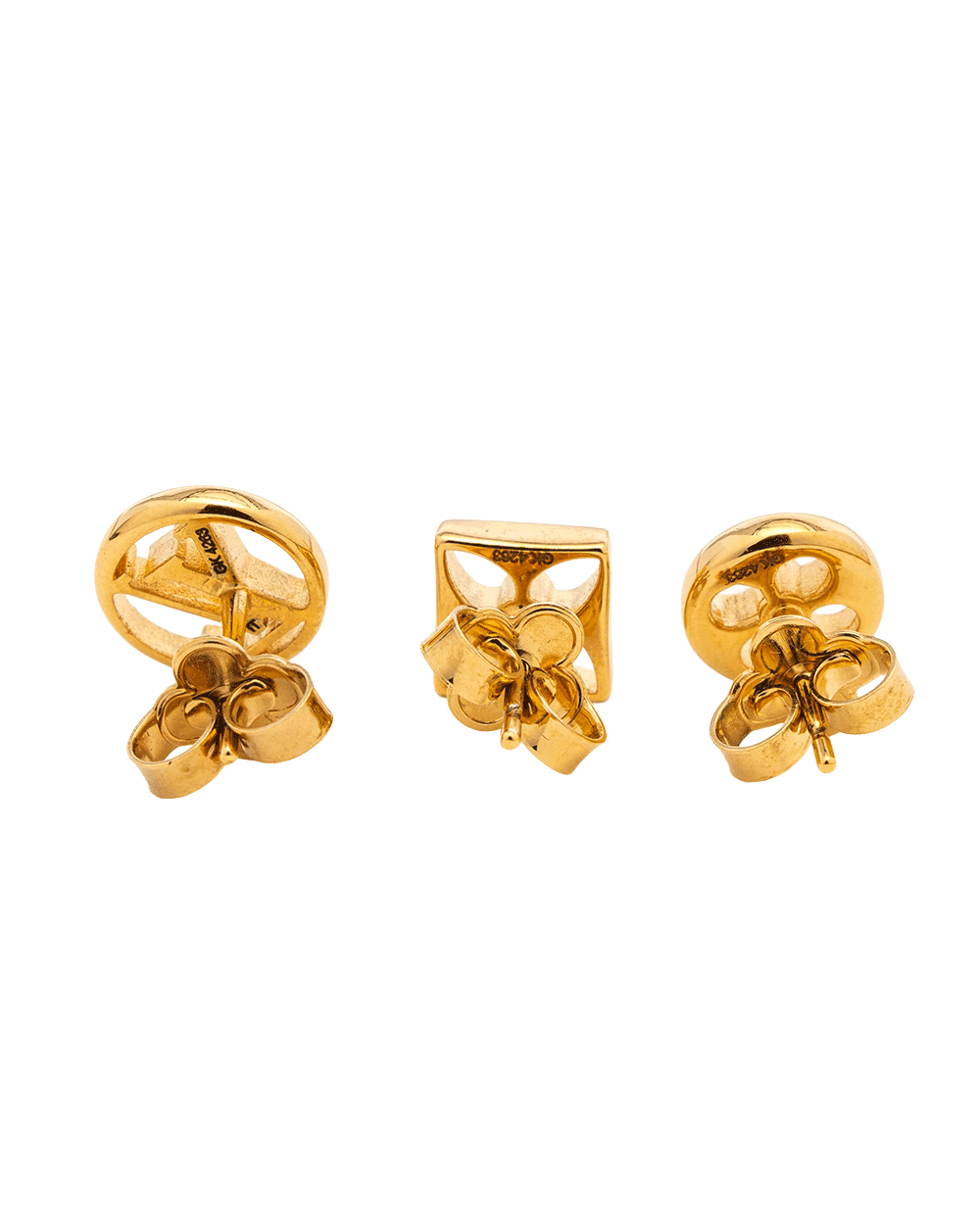 41 LV CRAZY IN LOCK EARRINGS GHW 0322