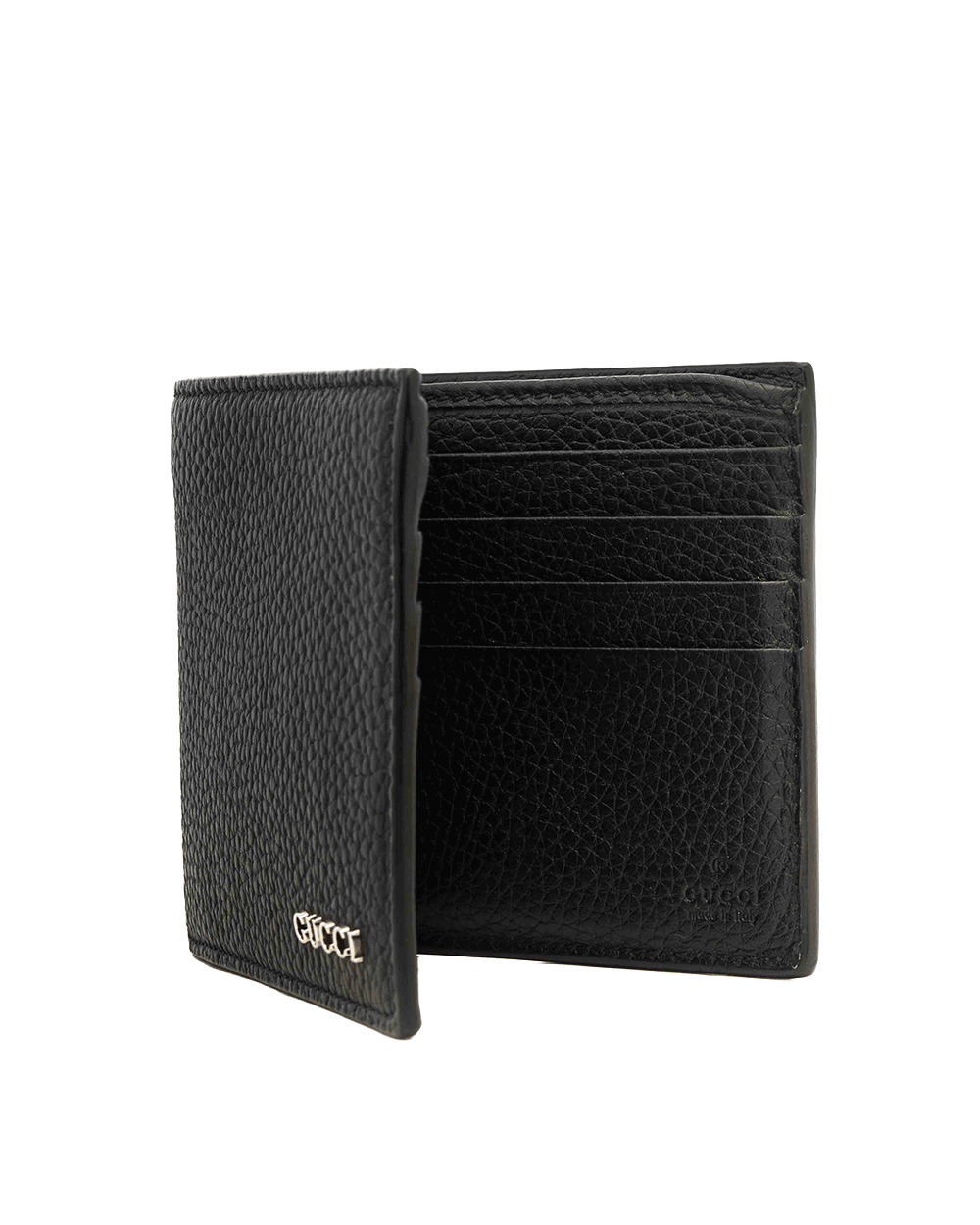 44 GUCCI 8 CARDS SHORT BLACK CALF SHW 771148 0416 0185