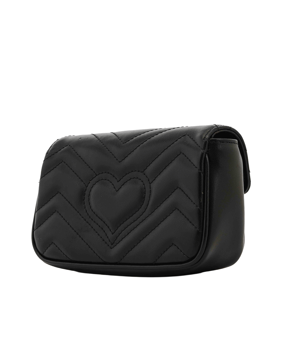 45 GUCCI GG MARMONT SUPER MINI BLACK CALF GHW 476433 0416 0067