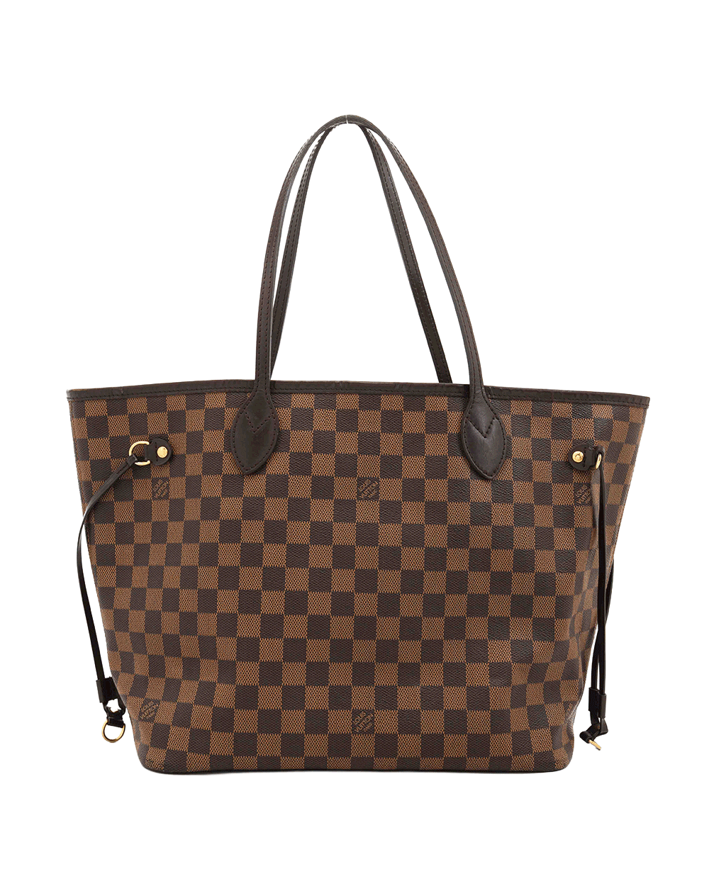 47 LV NEVERFULL MM BROWN DAMIER CANVAS GHW SF0155 0752