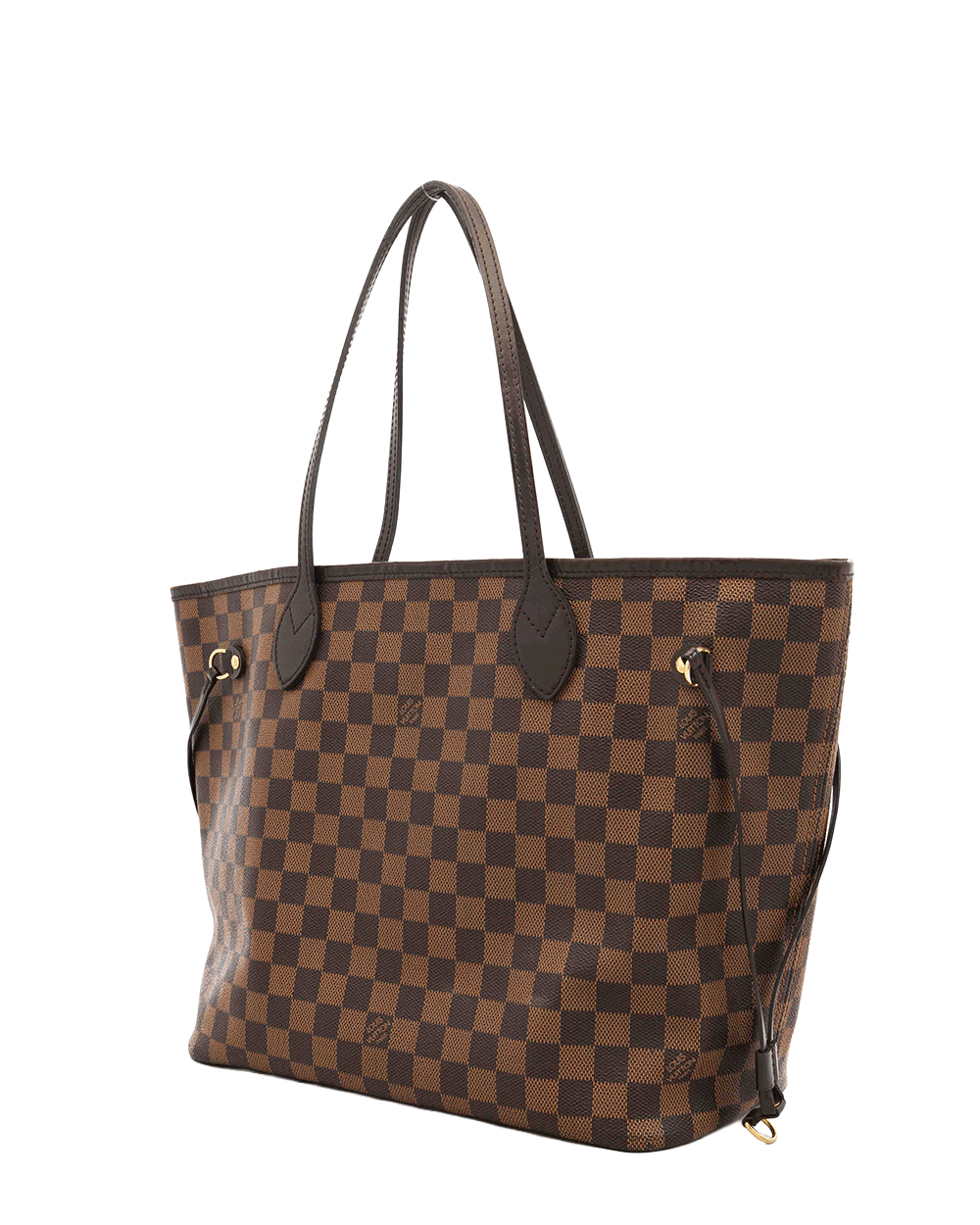47 LV NEVERFULL MM BROWN DAMIER CANVAS GHW SF0155 0753