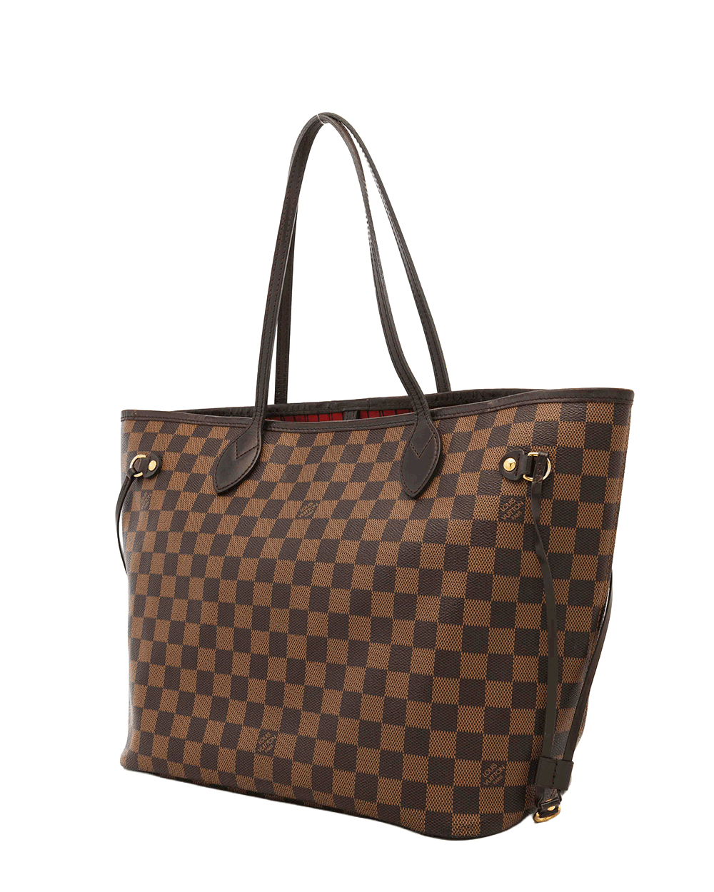 47 LV NEVERFULL MM BROWN DAMIER CANVAS GHW SF0155 0754