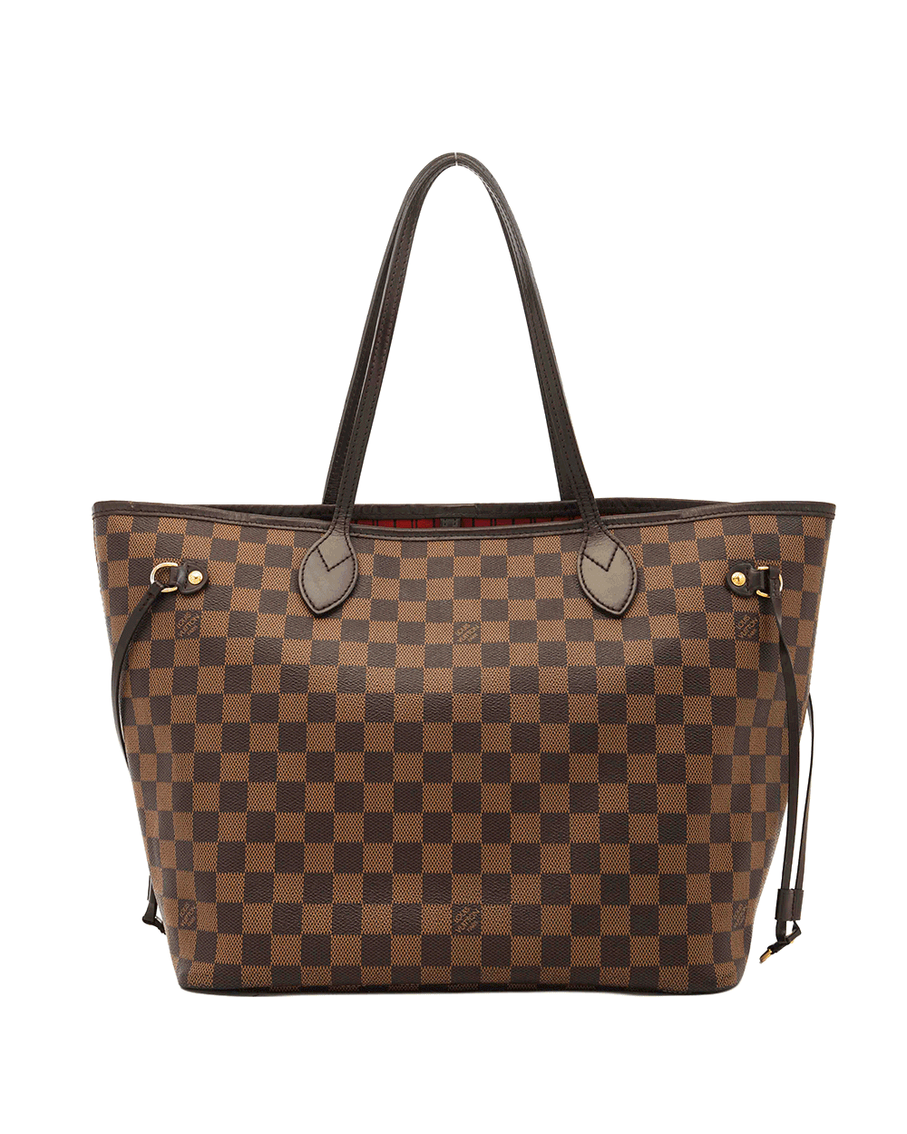 47 LV NEVERFULL MM BROWN DAMIER CANVAS GHW SF0155 0755