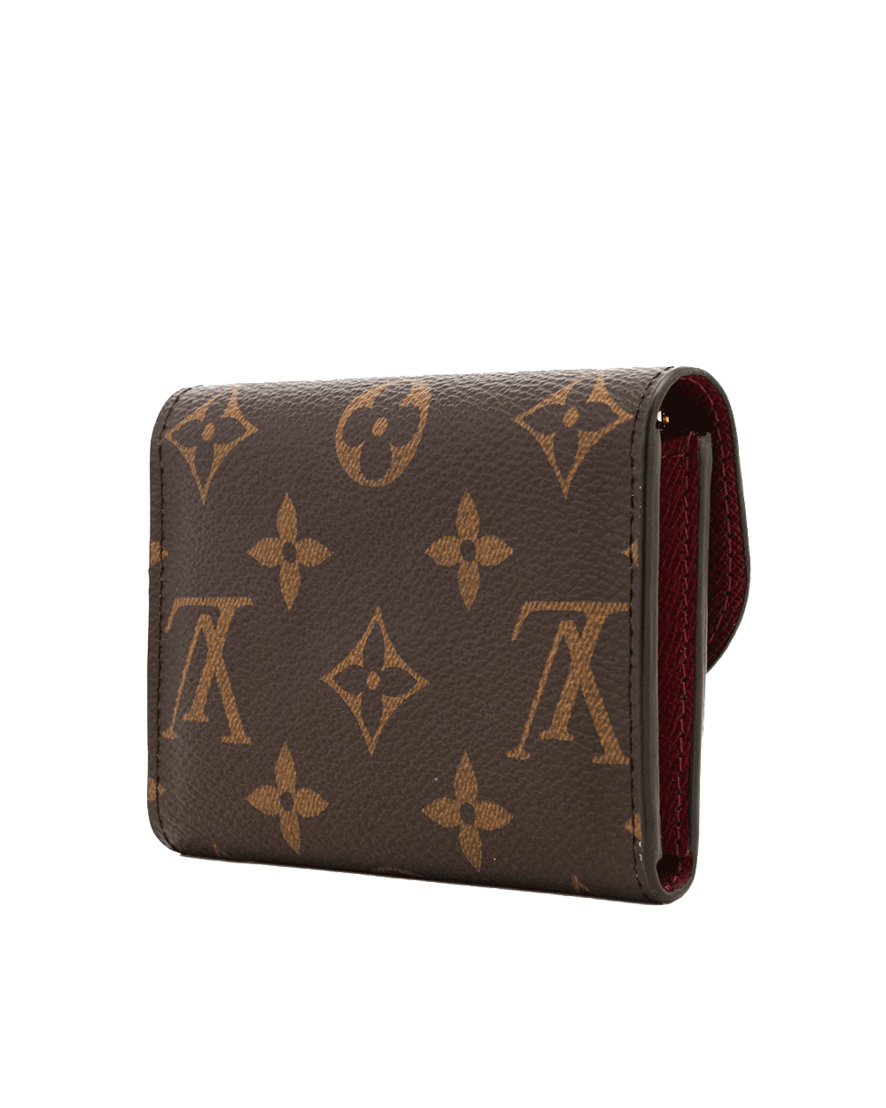 48 LV ROSALIE WALLET SHORT BROWN MONOGRAM CANVAS GHW MICROCHIP 0203