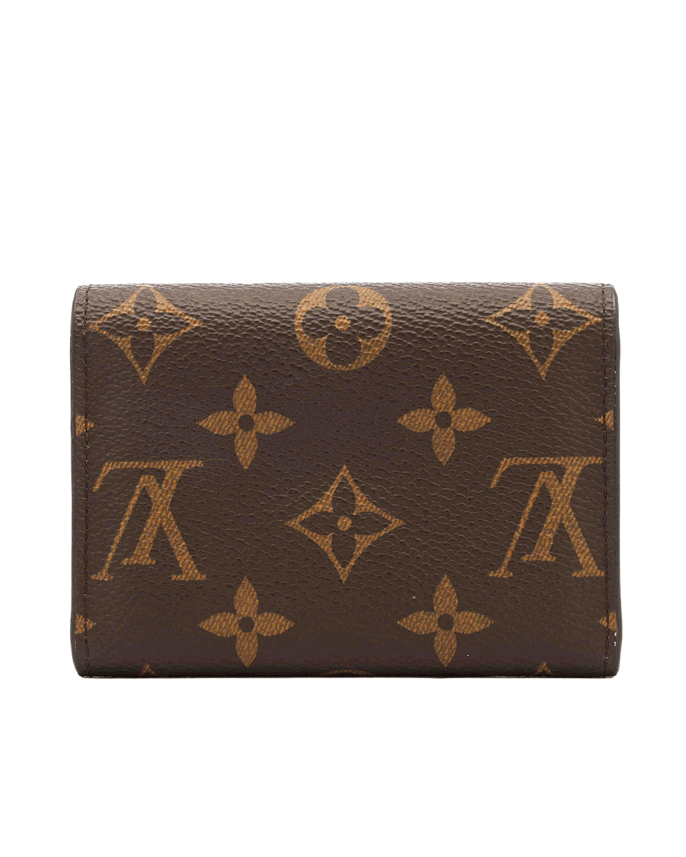 48 LV ROSALIE WALLET SHORT BROWN MONOGRAM CANVAS GHW MICROCHIP 0204