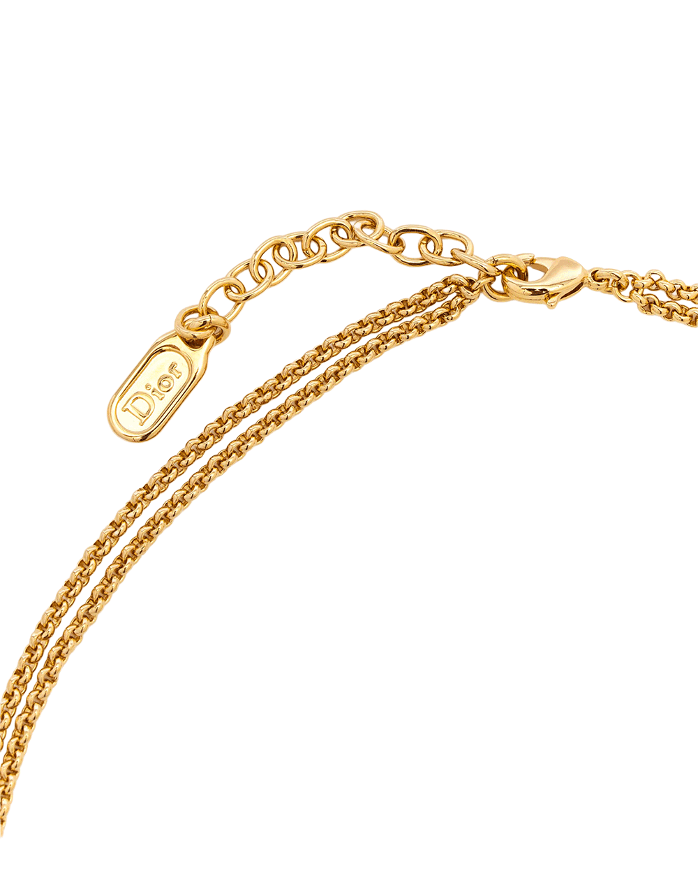 5 NEW DIOR CD MINI BOW NECKLACE PEARL GHW 0355