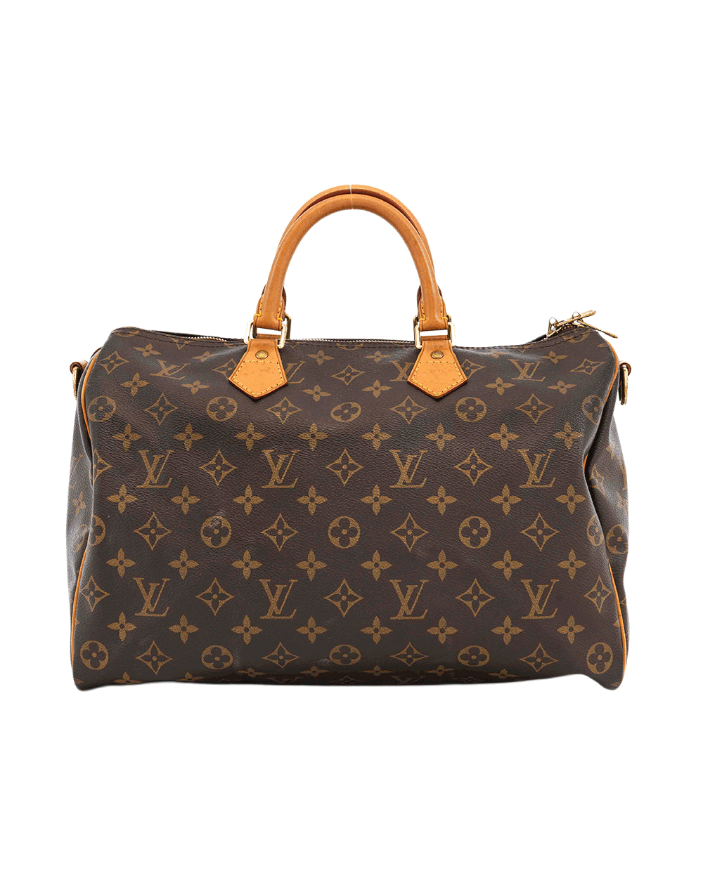 50 LV SPEEDY BAND 35 BROWN MONOGRAM CANVAS GHW DU 2142 0588