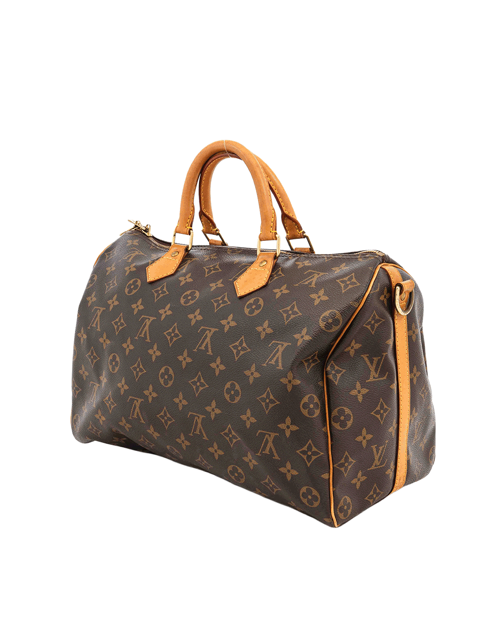 50 LV SPEEDY BAND 35 BROWN MONOGRAM CANVAS GHW DU 2142 0590