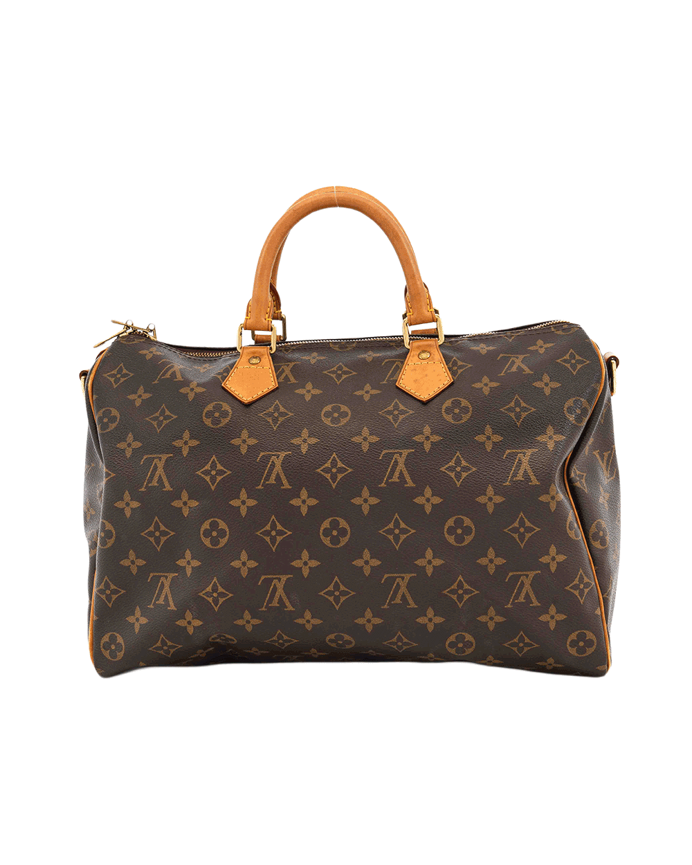 50 LV SPEEDY BAND 35 BROWN MONOGRAM CANVAS GHW DU 2142 0591