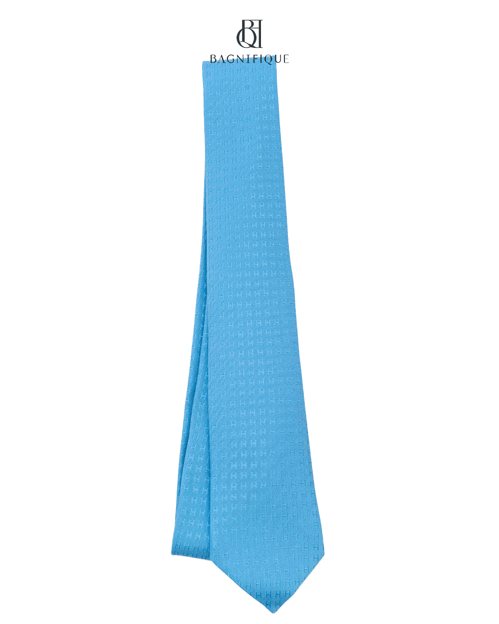 57 HERMES NECKTIE BLUE 0366