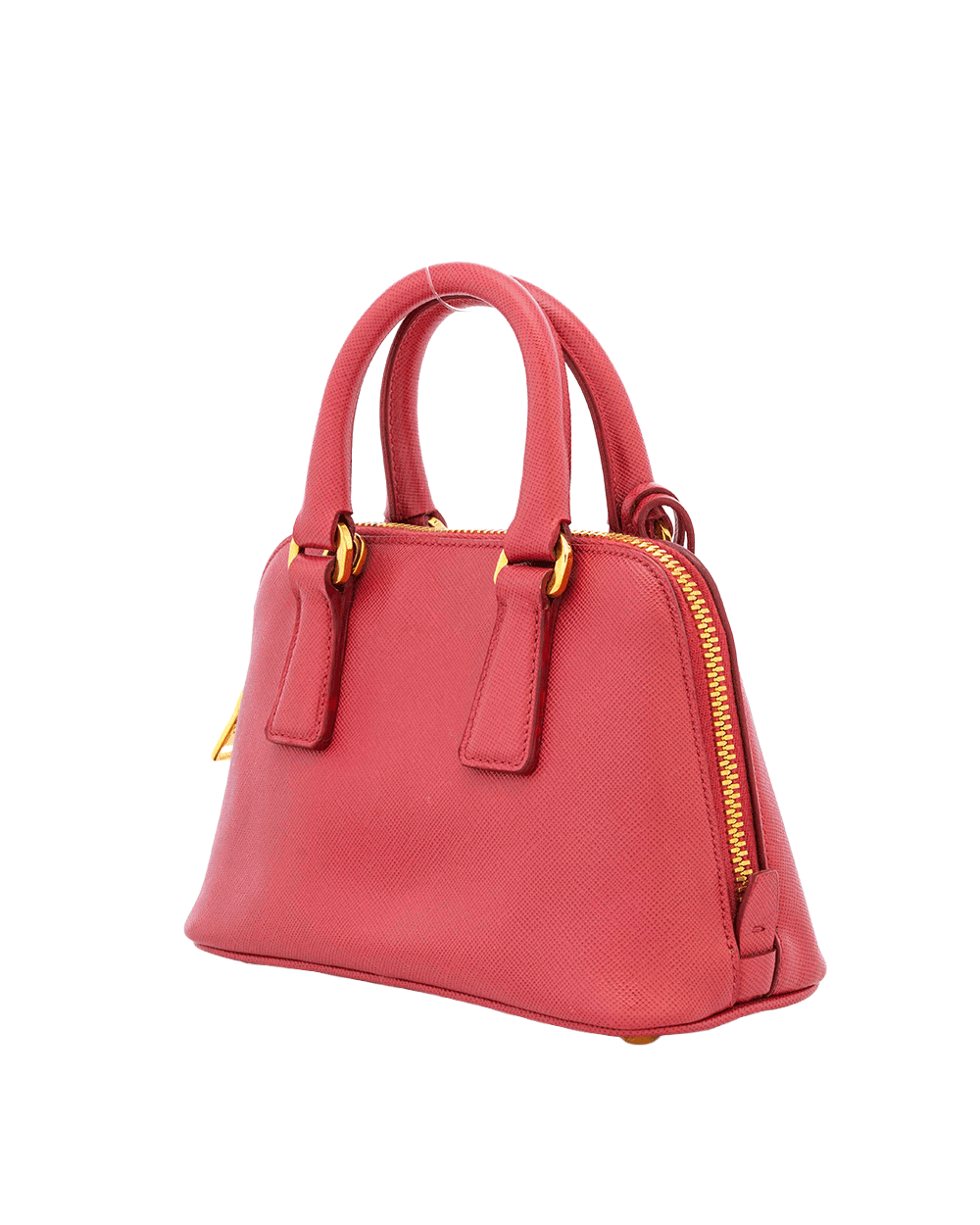 59 PRADA ALMA MINI PINK SAFFIANO GHW 0466
