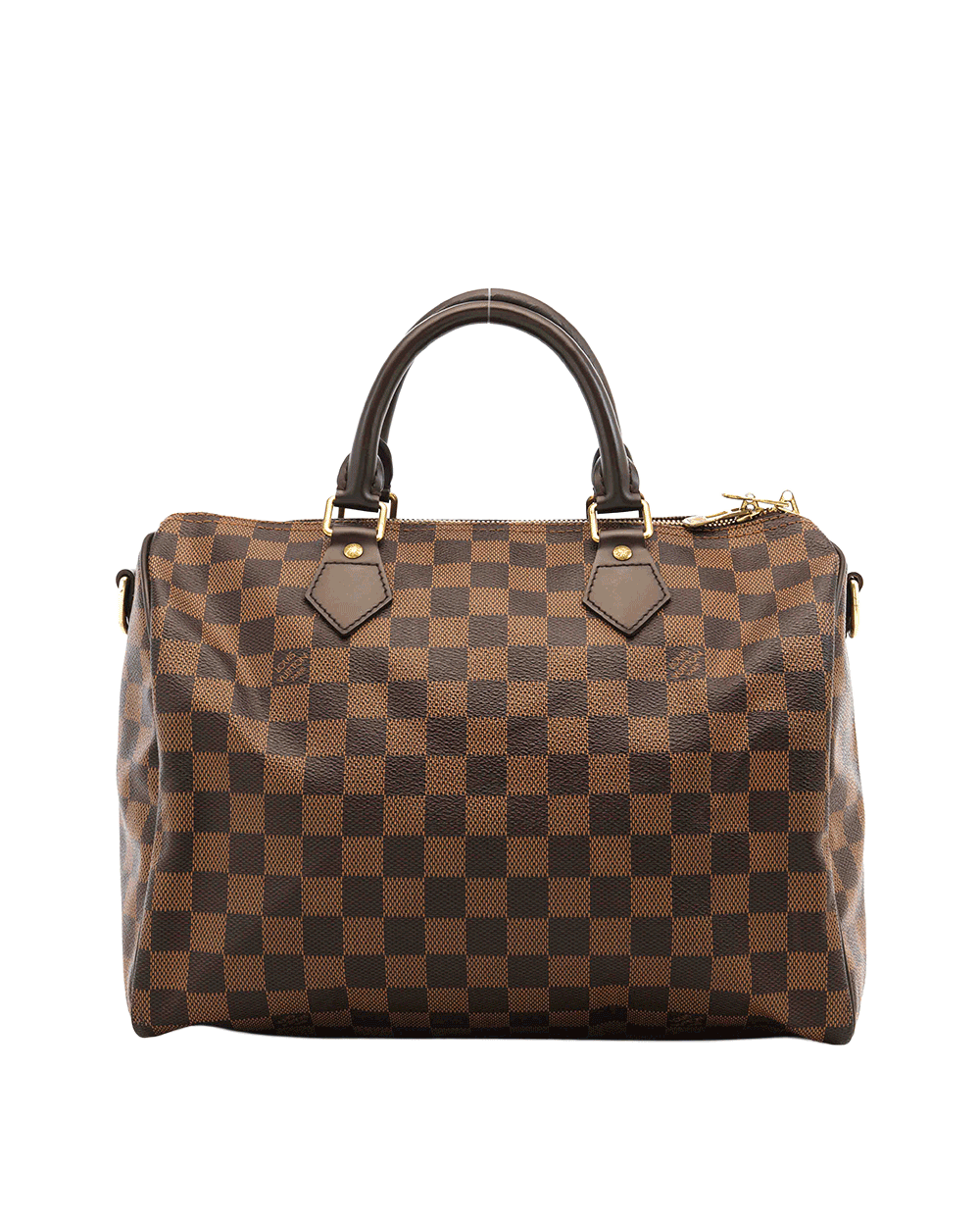 6 LV SPEEDY BAND 30 BROWN DAMIER CANVAS GHW MB 2123 0951