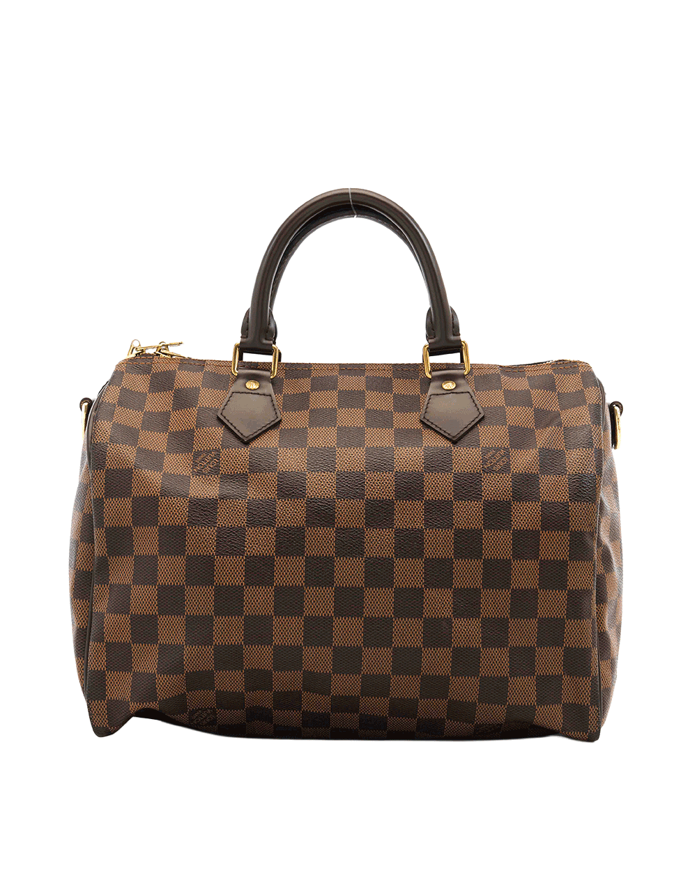 6 LV SPEEDY BAND 30 BROWN DAMIER CANVAS GHW MB 2123 0954