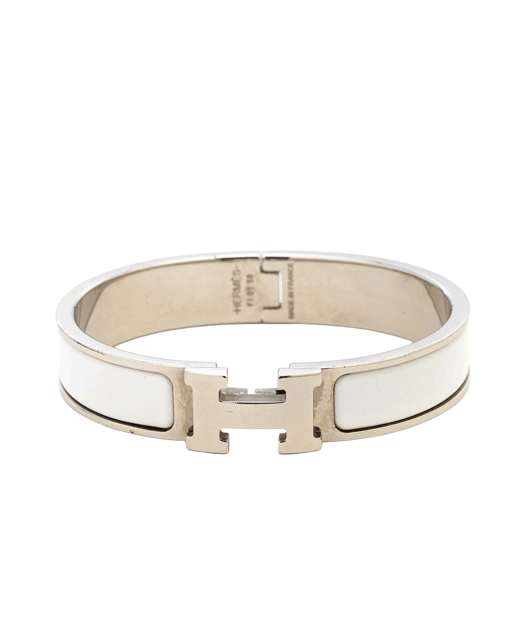 61 HERMES CLIC CLAC PM BLANC SHW FI 01 58 0343
