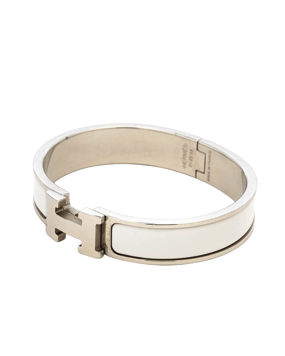 61 HERMES CLIC CLAC PM BLANC SHW FI 01 58 0344