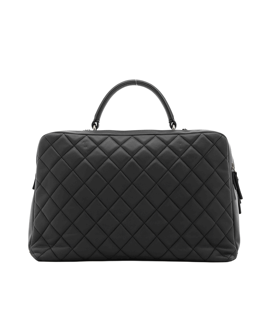 63 CHANEL TRENDY LARGE BLACK BLACK LAMB SHW 21549430 0415