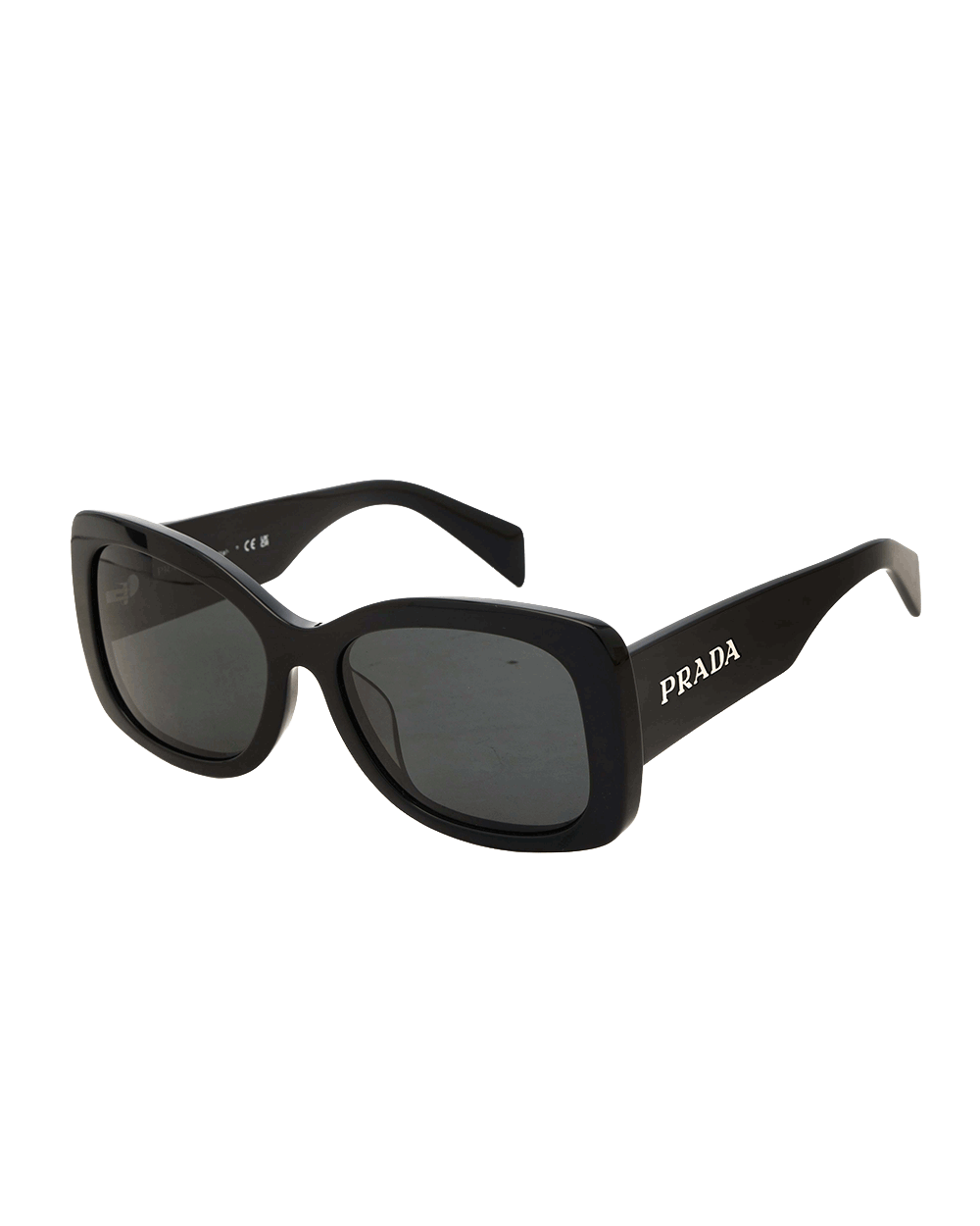 65 PRADA OVAL SUNGLASS BLACK SHW BP17260014F 0254