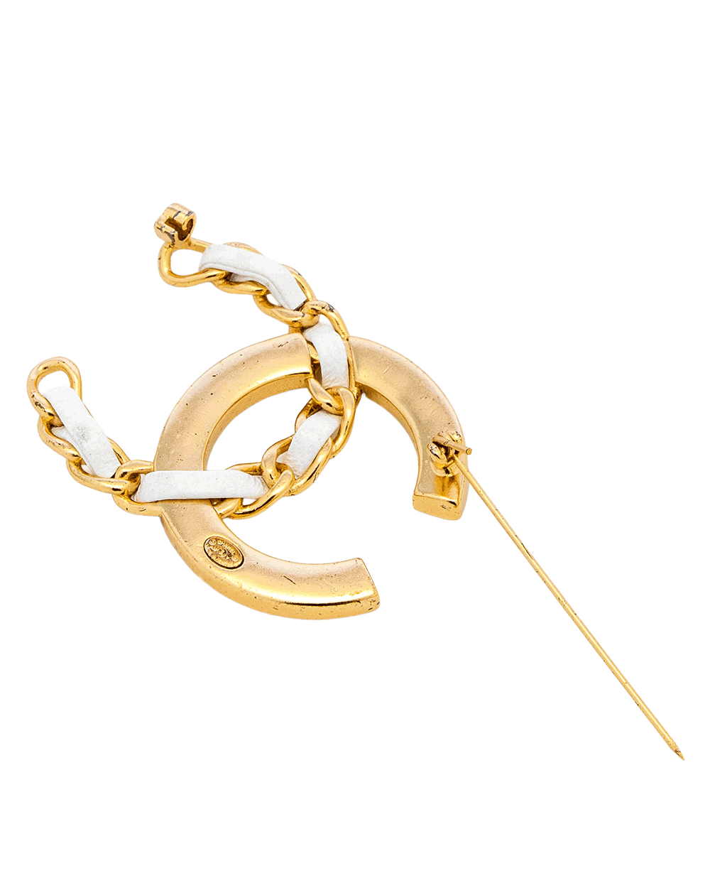 72 CHANEL BROOCH 5CM GHW CRYSTAL GHW 0315