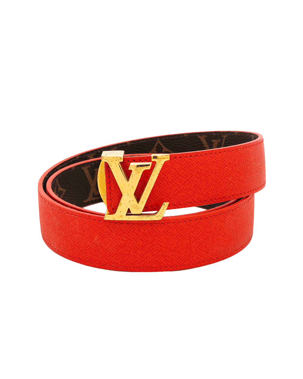 73 LV BELT 3 CM BROWN REC MONOGRAM CANVAS GHW AC0177 0238