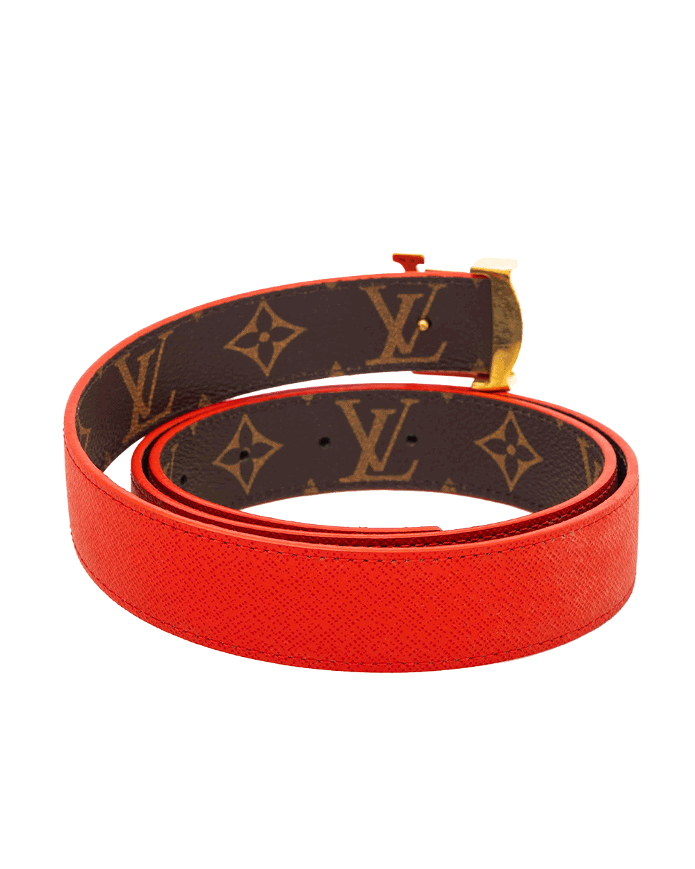 73 LV BELT 3 CM BROWN REC MONOGRAM CANVAS GHW AC0177 0241