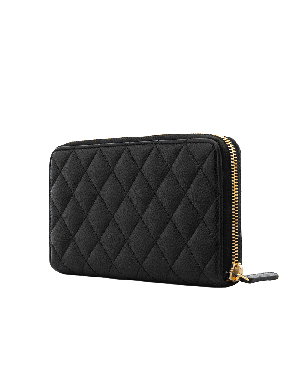 74 CHANEL ZIPPY WALLET LONG BLACK CAVIAR GHW 25352469 0158