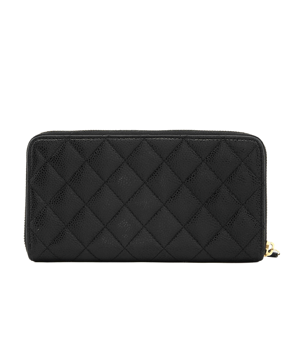 74 CHANEL ZIPPY WALLET LONG BLACK CAVIAR GHW 25352469 0159