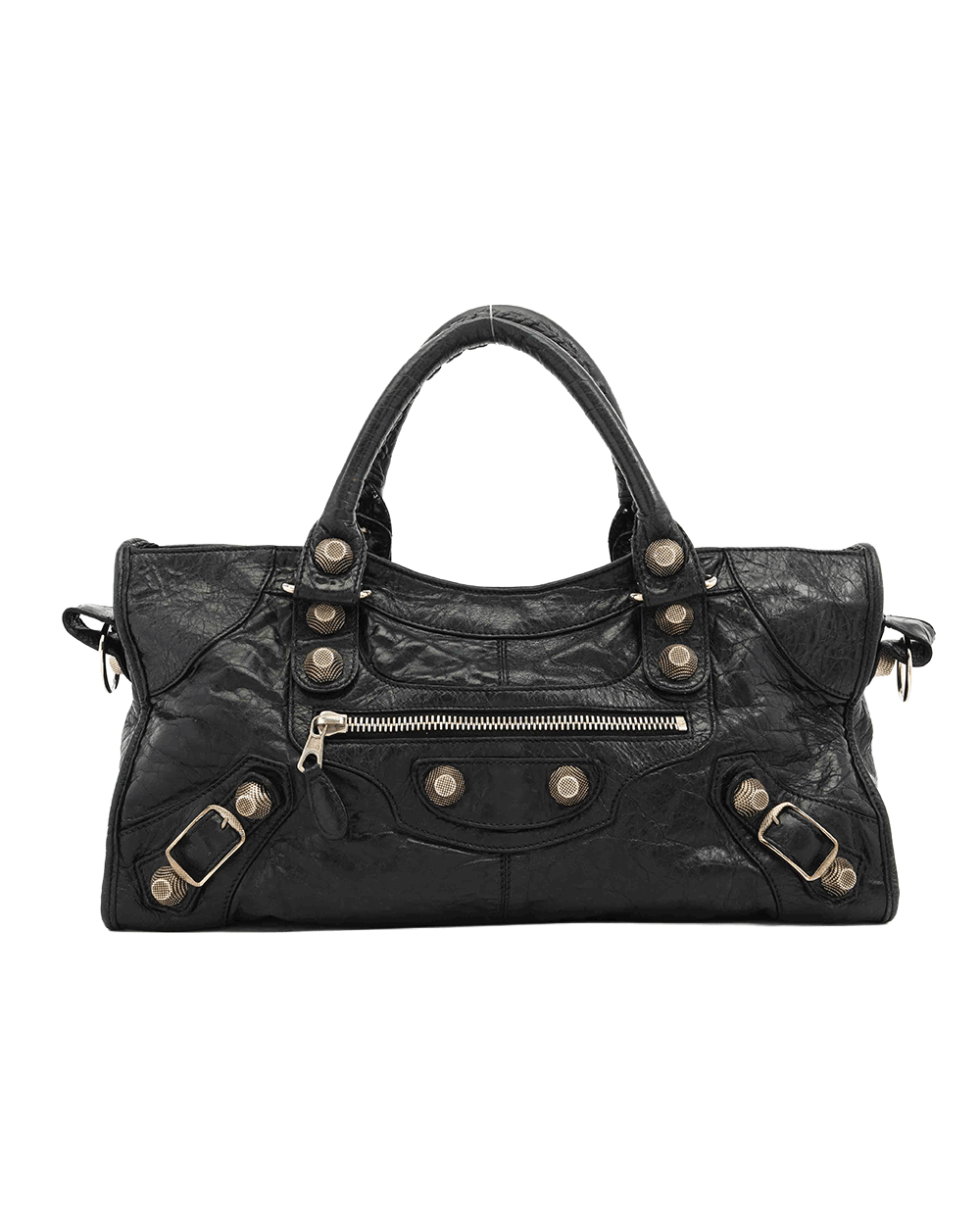 75 BALENCIAGA CITY GIANT WORK BLACK LAMB SHW 173082 200044 0983