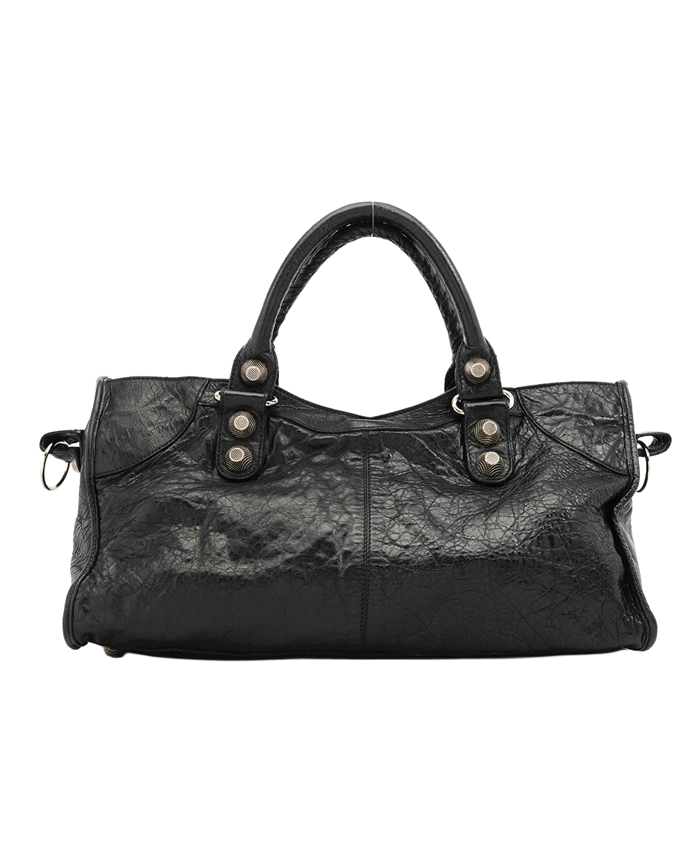 75 BALENCIAGA CITY GIANT WORK BLACK LAMB SHW 173082 200044 0986