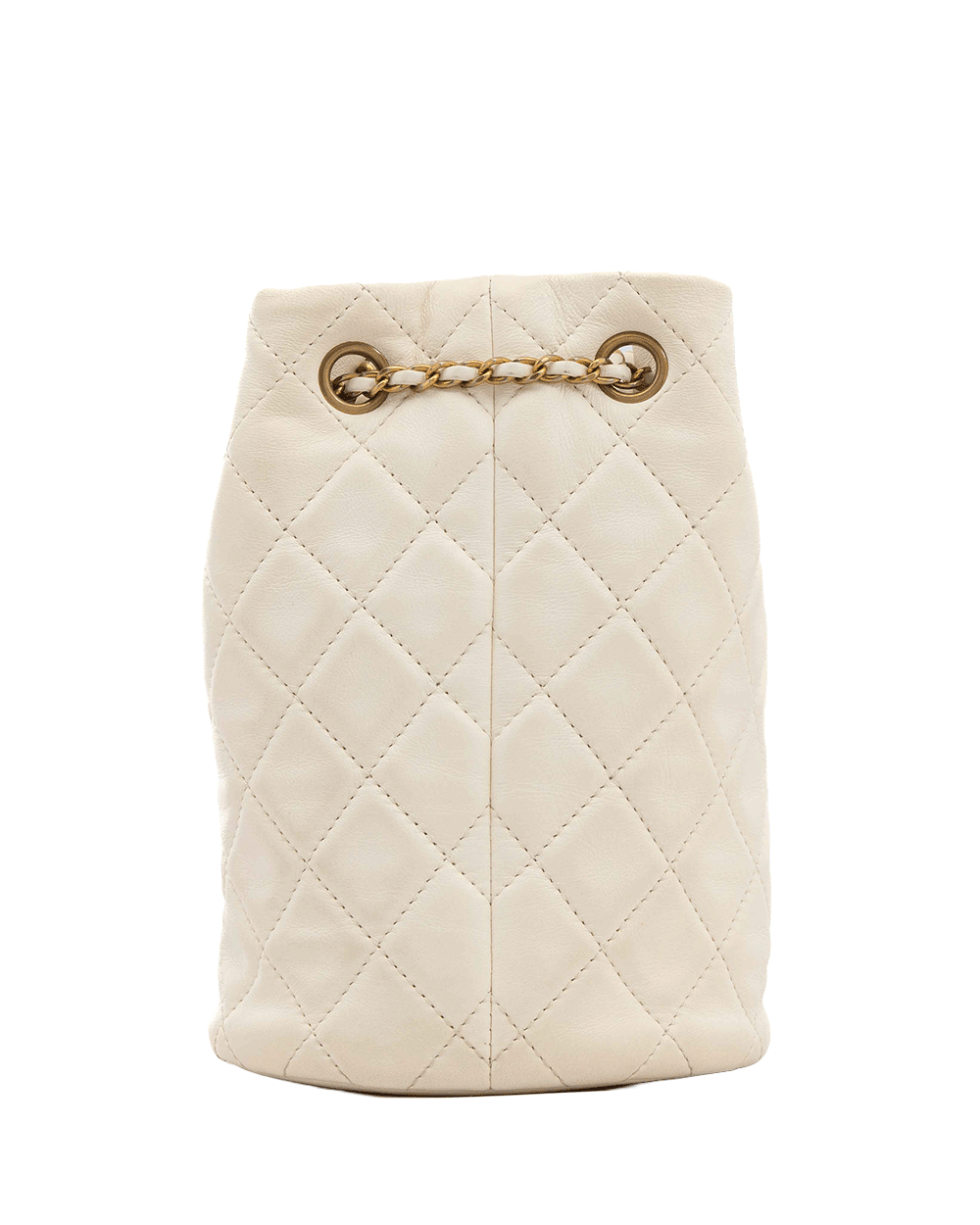 9 CHANEL PEARL CLUSH BUCKET ADJ BALL BAG LAMB GHW T66A51TA 0145