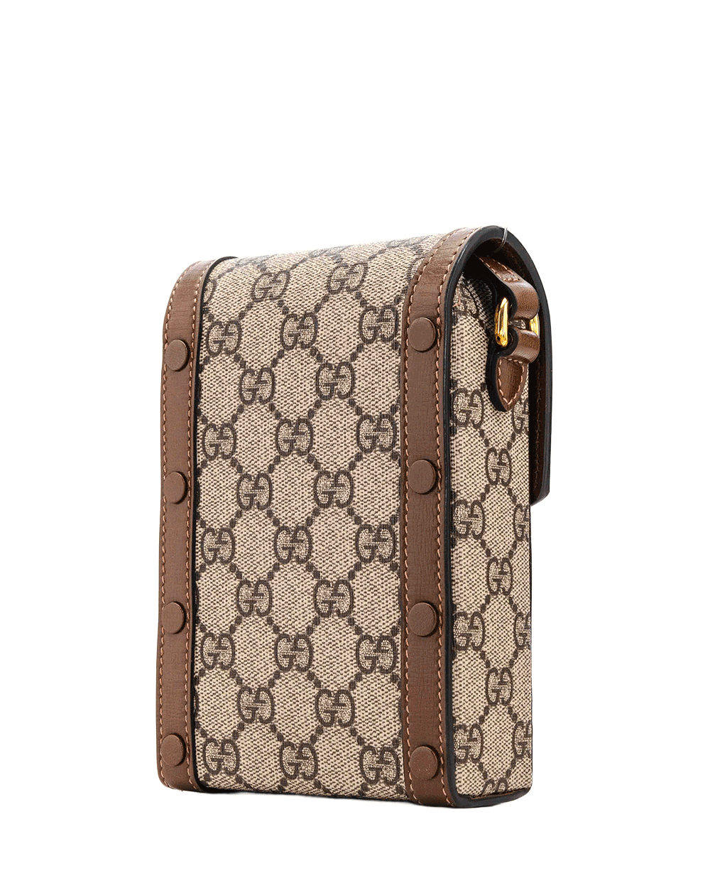 10 GUCCI HORSEBIT 1955 PHONE BROWN GG MONOGRAM CANVAS GHW 625615 2067 0611