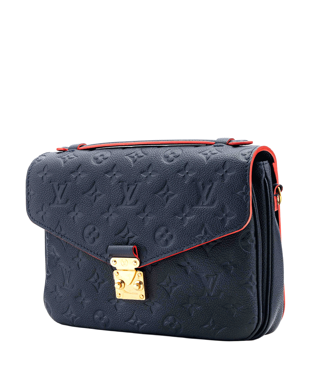 11 LV METIS NAVY MARINE ROUGE MONOGRAM EMPREINTE GHW DU5210 0506