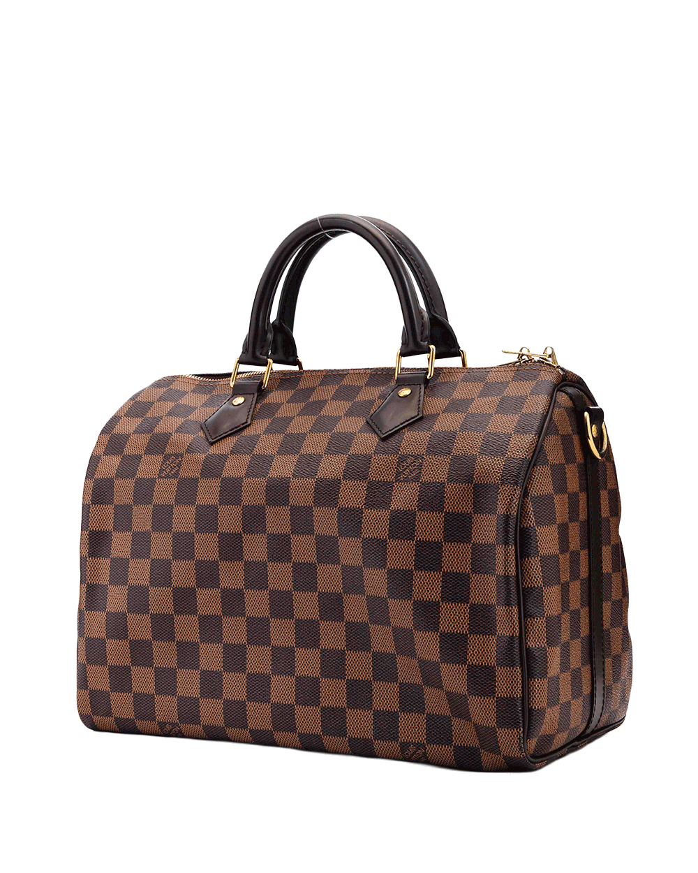 15 LV SPEEDY BAND 30 BROWN DAMIER CANVAS GHW TR2114 0454