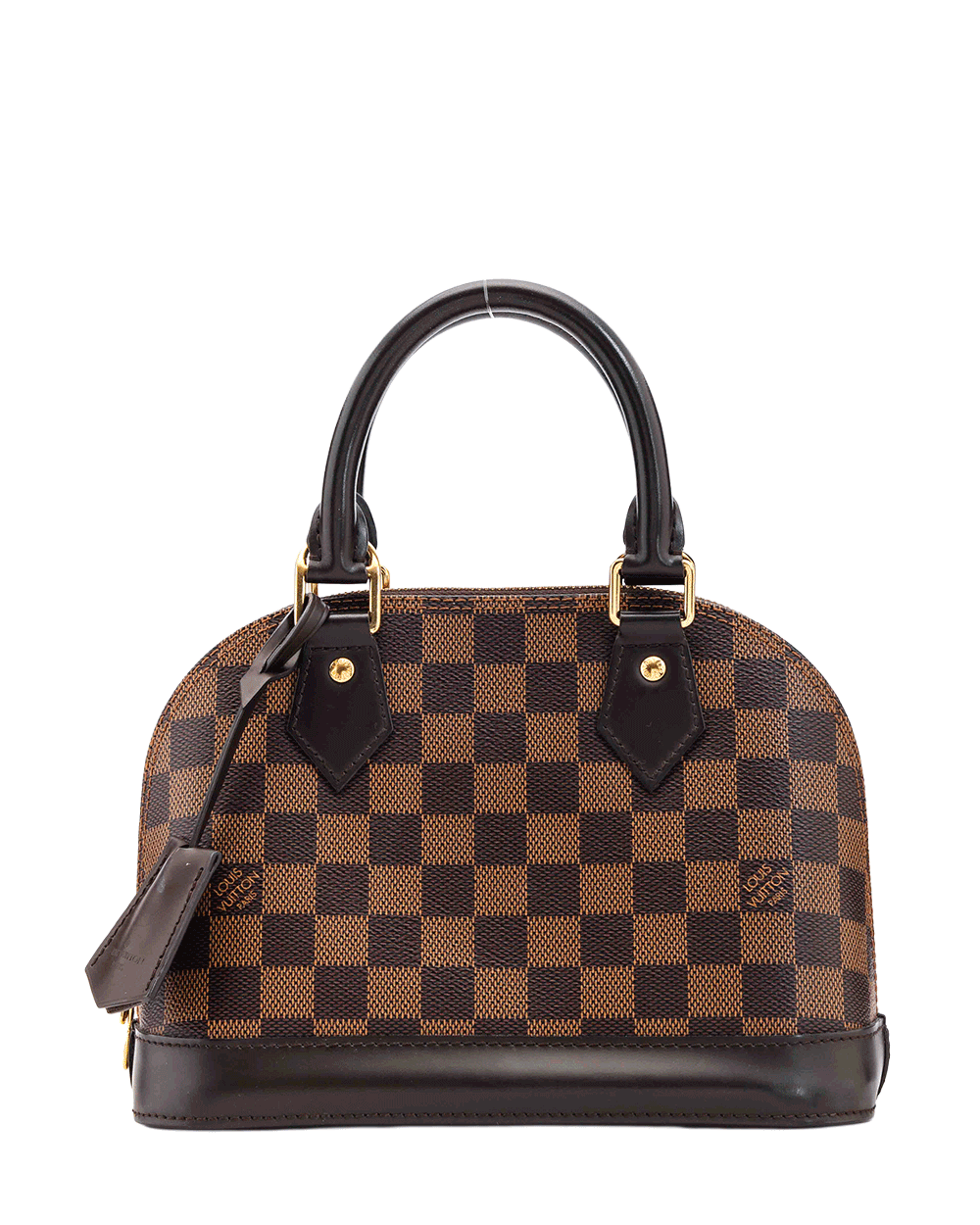 17 LV ALMA BB BROWN DAMIER CANVAS GHW CT4159 0596