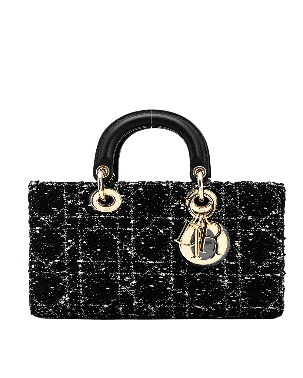 18 DIOR LADY D JOY BLACK TWEED GHW 01 RU 0253 0522