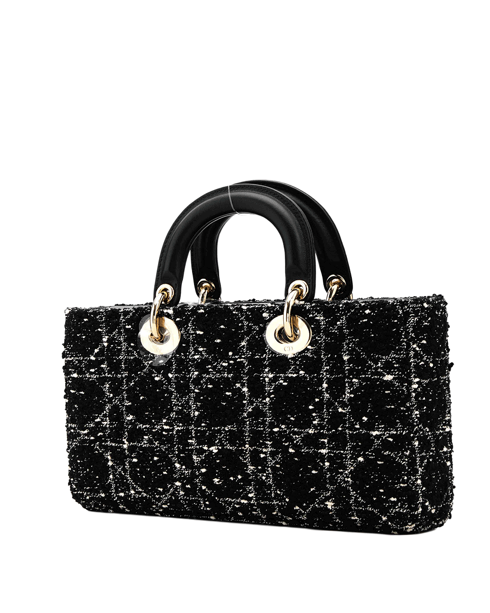 18 DIOR LADY D JOY BLACK TWEED GHW 01 RU 0253 0524