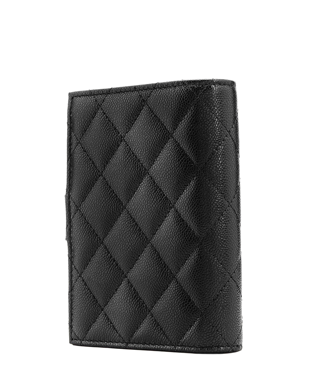 19 NEW CHANEL PASSPORT HOLDER SHORT BLACK CAVIAR GHW NT63X40L 0658